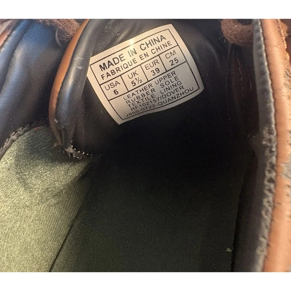 Polo Ralph Lauren Dover‎ Duck Boots Boys Sz 6 Brown Buckle Lace Up Rubber